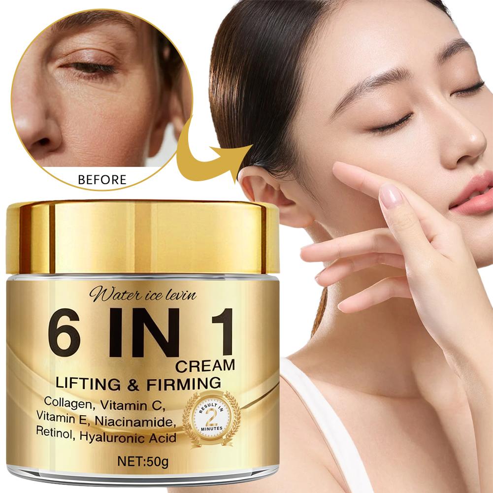 Crema Facial 6 en 1 con Coláge - Vitamin C Serum reseña y precio