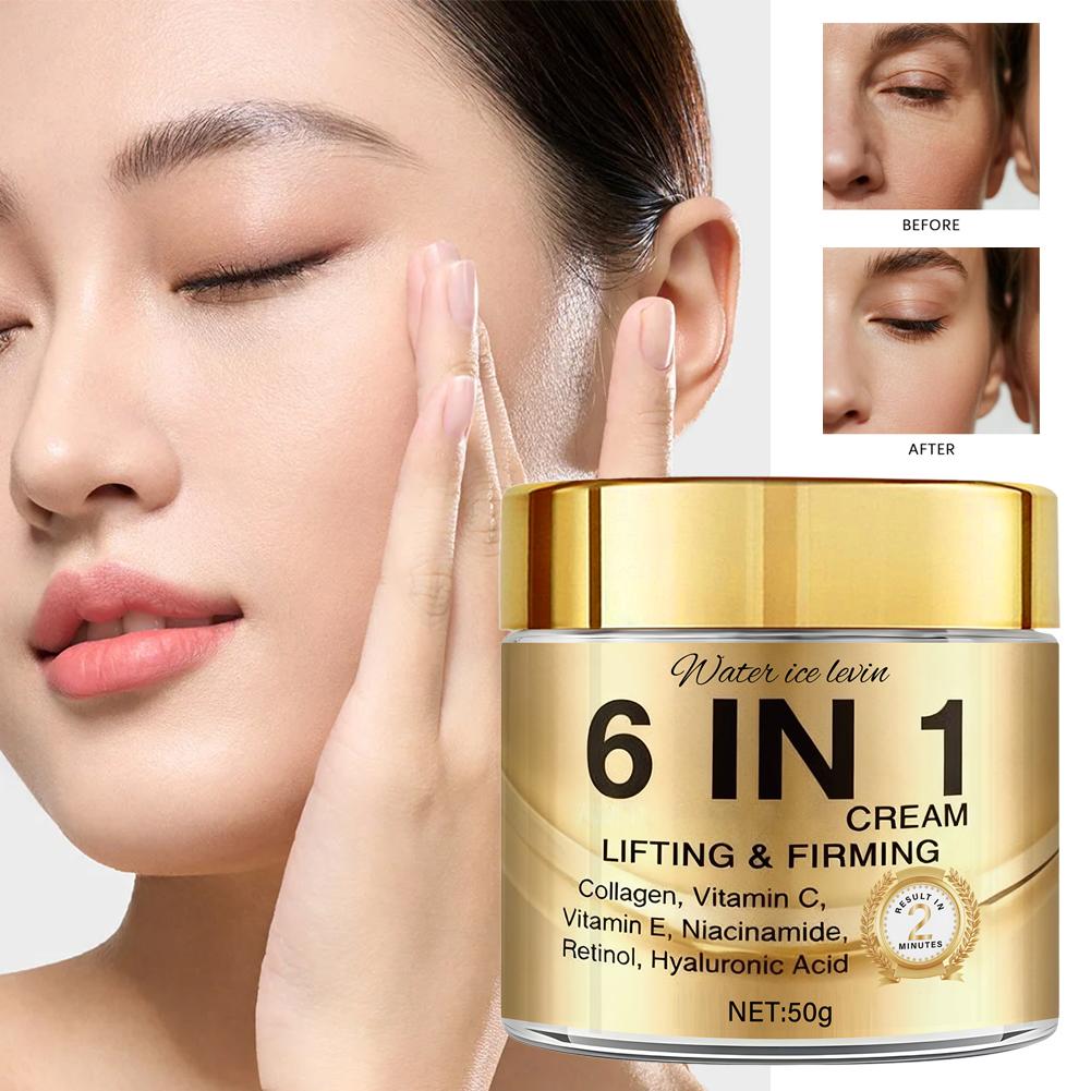 Crema Facial 6 en 1 con Coláge - Vitamin C Serum reseña y precio