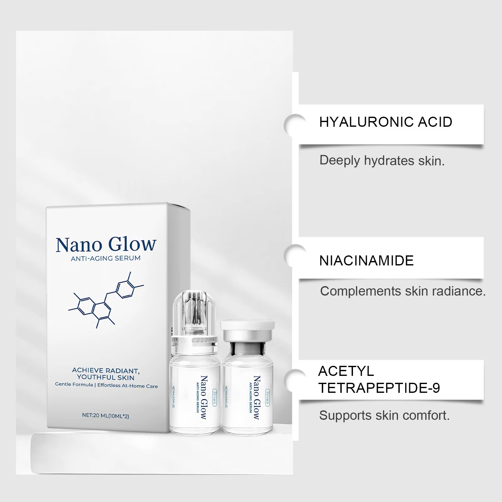 Kit de suero facial con rodill - Face Moisturizer reseña y precio